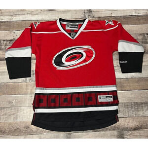 Carolina Hurricanes Jersey Youth L/XL Red NHL Hockey Sportswear Franklin